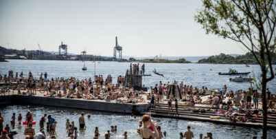 image: Slik så det ut i går, i dag er det stengt